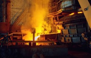 steel industry construction site